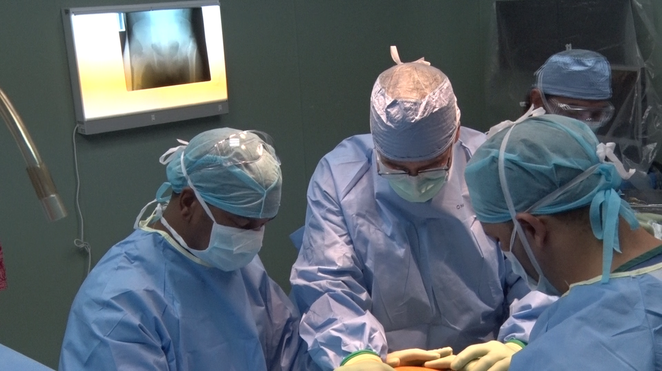 Operation Walk Freedom To Move surgeons in action.